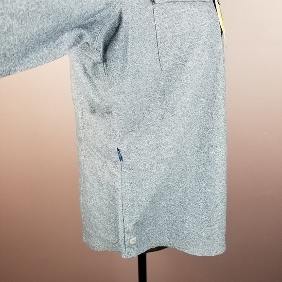 HI-TEC Long Sleeve Shirt Zip Pocket M Quick Dry - Picture 5 of 10